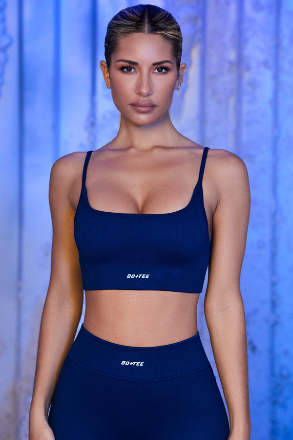 Sports Bras - Padded, High Impact & High Support  Bo+Tee – Tagged filter-colour:Navy–  Bo&Tee